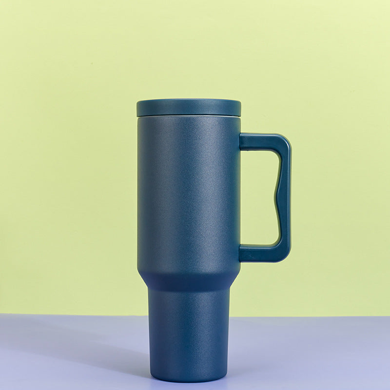 Double Wall Stainless Steel 1.18L/40oz Tumbler with Lid and Straw - AHA SUPERSTORE